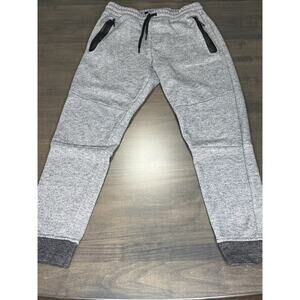 Brooklyn Cloth Men's The Jogger Tapered Sweatpants Size M Gray Zip Pockets